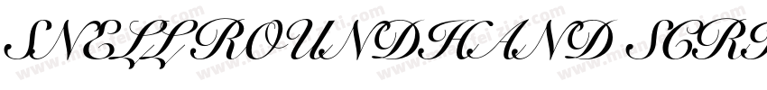 SNELL ROUNDHAND SCRIPT BOLD字体转换